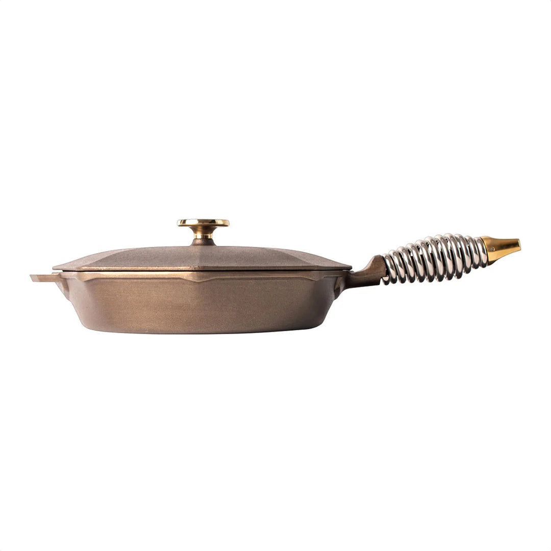 12“ Cast Iron Skillet & Lid