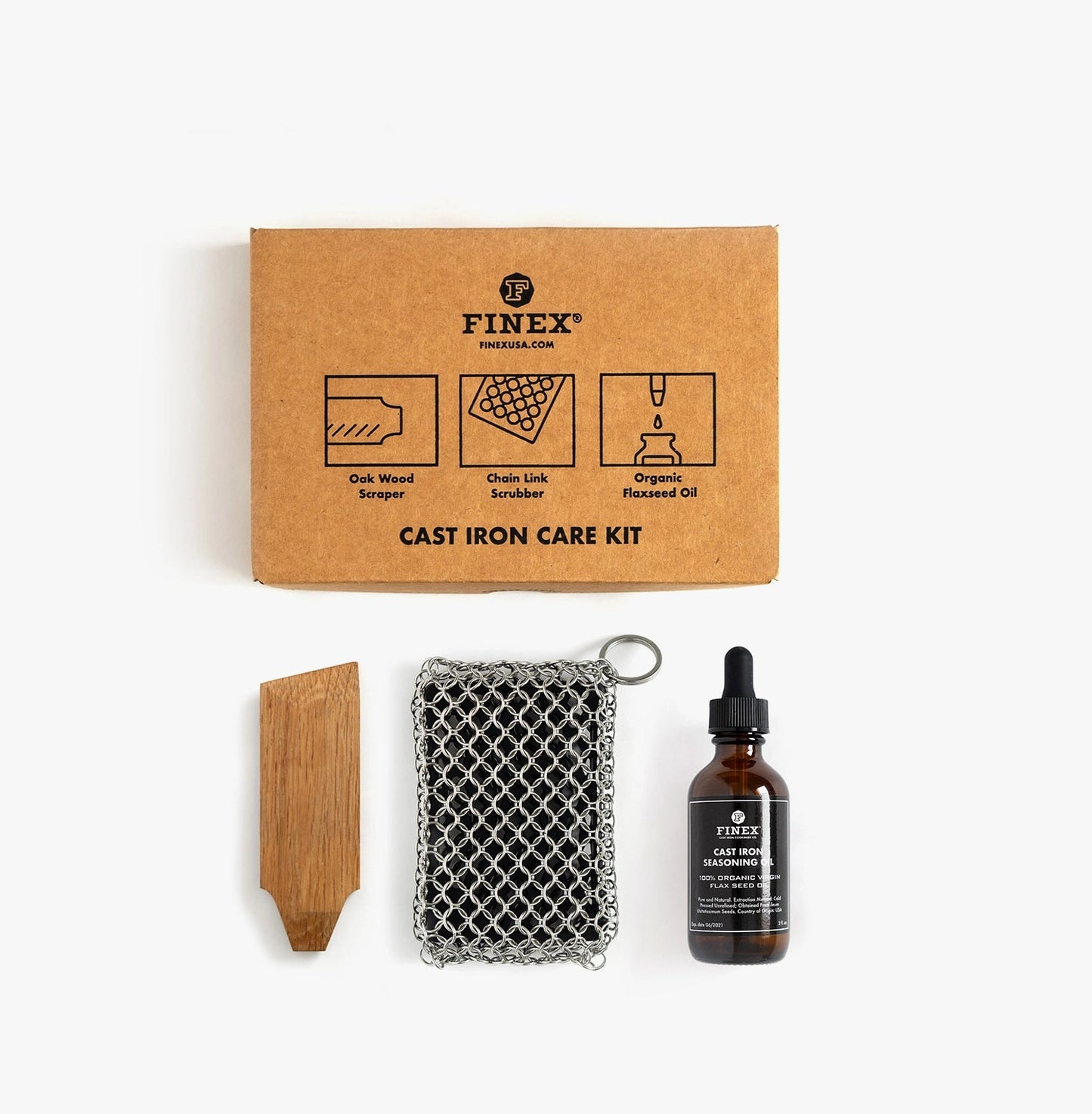 3pc Cast Iron Care Kit