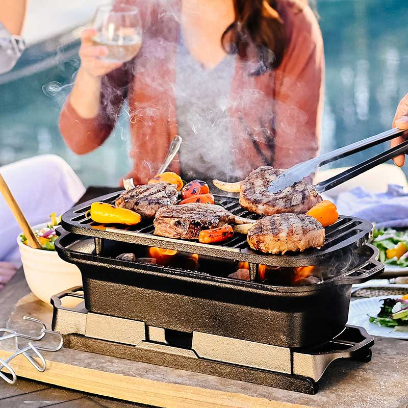 Seasoned Sportsman’s Pro Cast Iron Grill