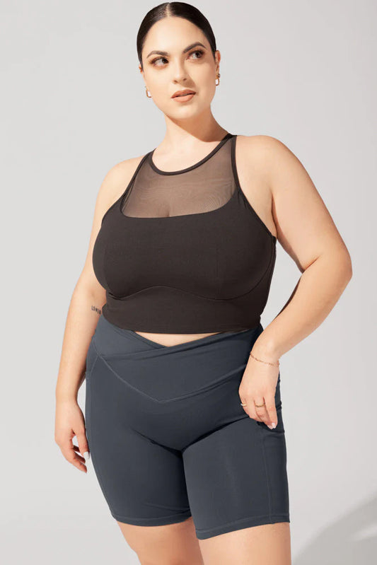 Celeste Mesh Crop Bralette
