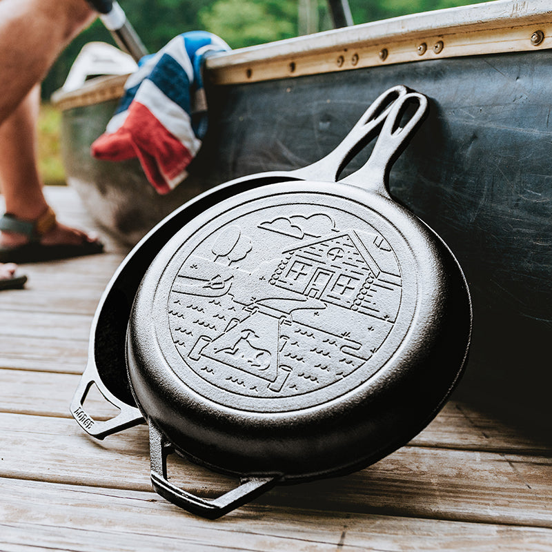 Wanderlust 3.2 Quart Cast Iron Cabin Cooker Combo