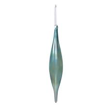 Northern Sky Blue Glass Pinnacle Ornament