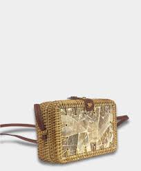 Rattan Box Clutch