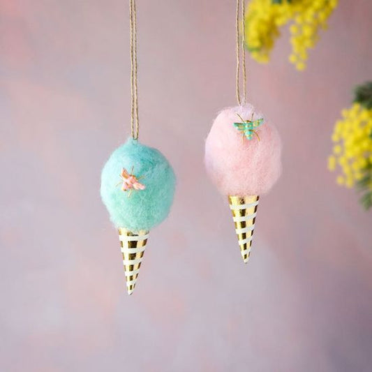 Cotton Candy Ornament