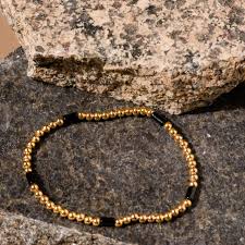 Onyx Bar Beaded Bracelet