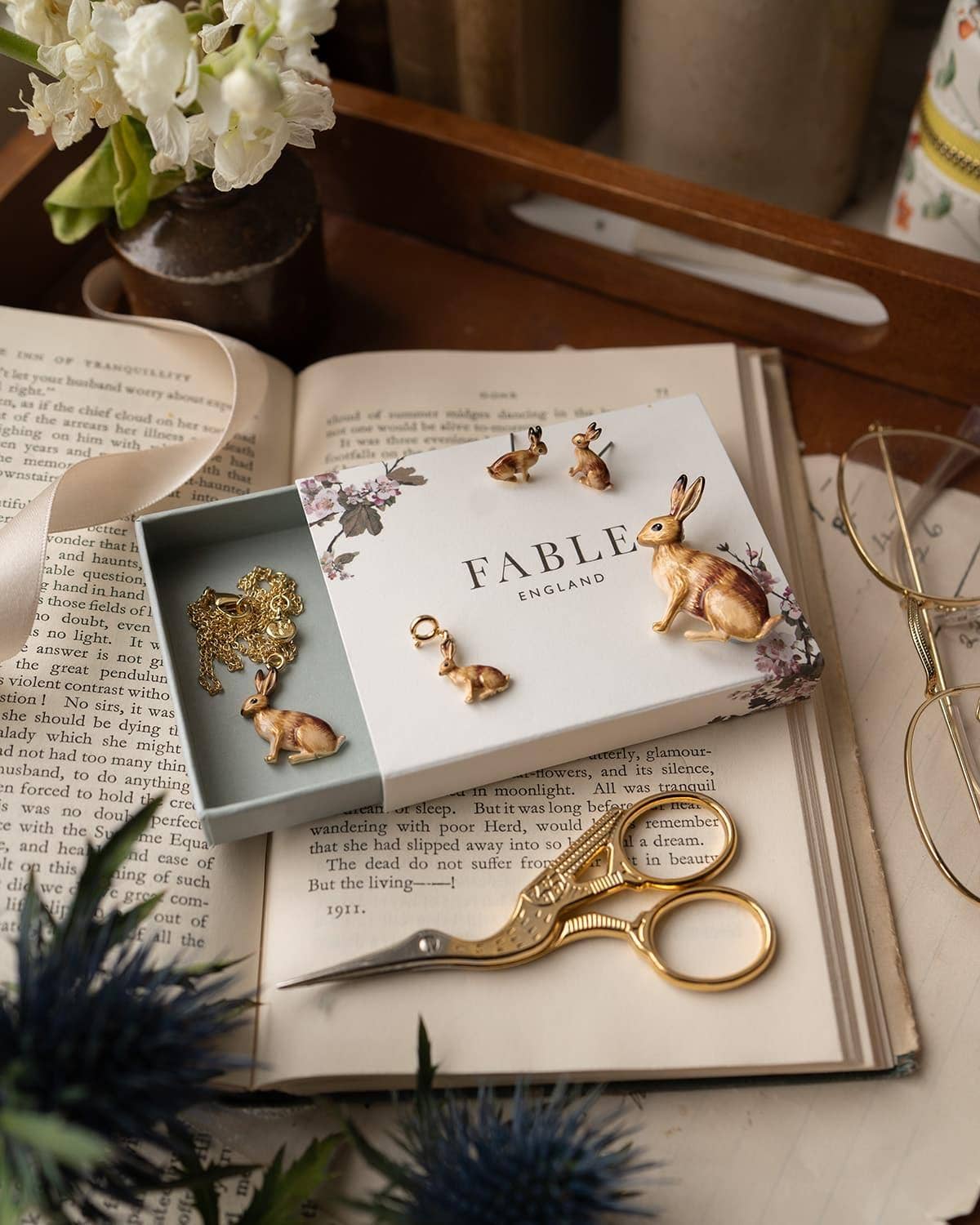 FABLE Rabbit Stud Earrings