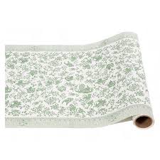 Green Regal Peacock Table Runner