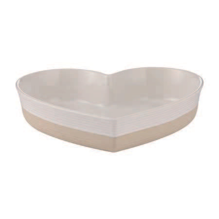 Rustic Heart Oven Dish, 11"
