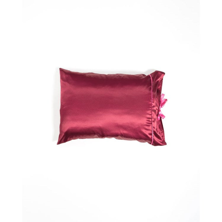Satin Pillowcase with Contrast Piping