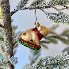 Piggy in a Puddle Ornament