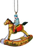 Metal Rocking Horse Ornament