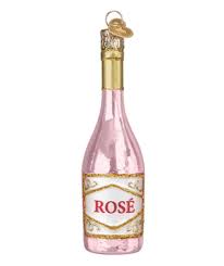 Rose Wine Ornament