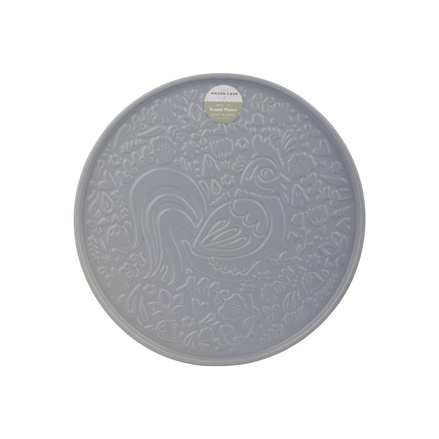 Home to Roost Round Platter