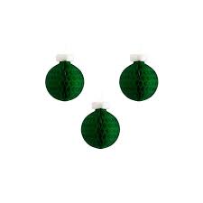 Hester and Cook Honeycomb Small Classic Ornament Set of 3