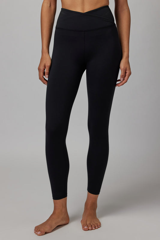 Black Front Cross Dream Tech Legging