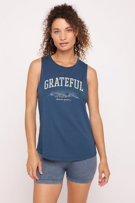 Grateful Jade Muscle Tank