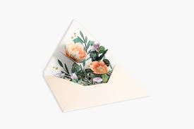 Floral Envelope Pop-Up Card