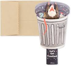 Trash Possum Mini Pop-Up Card