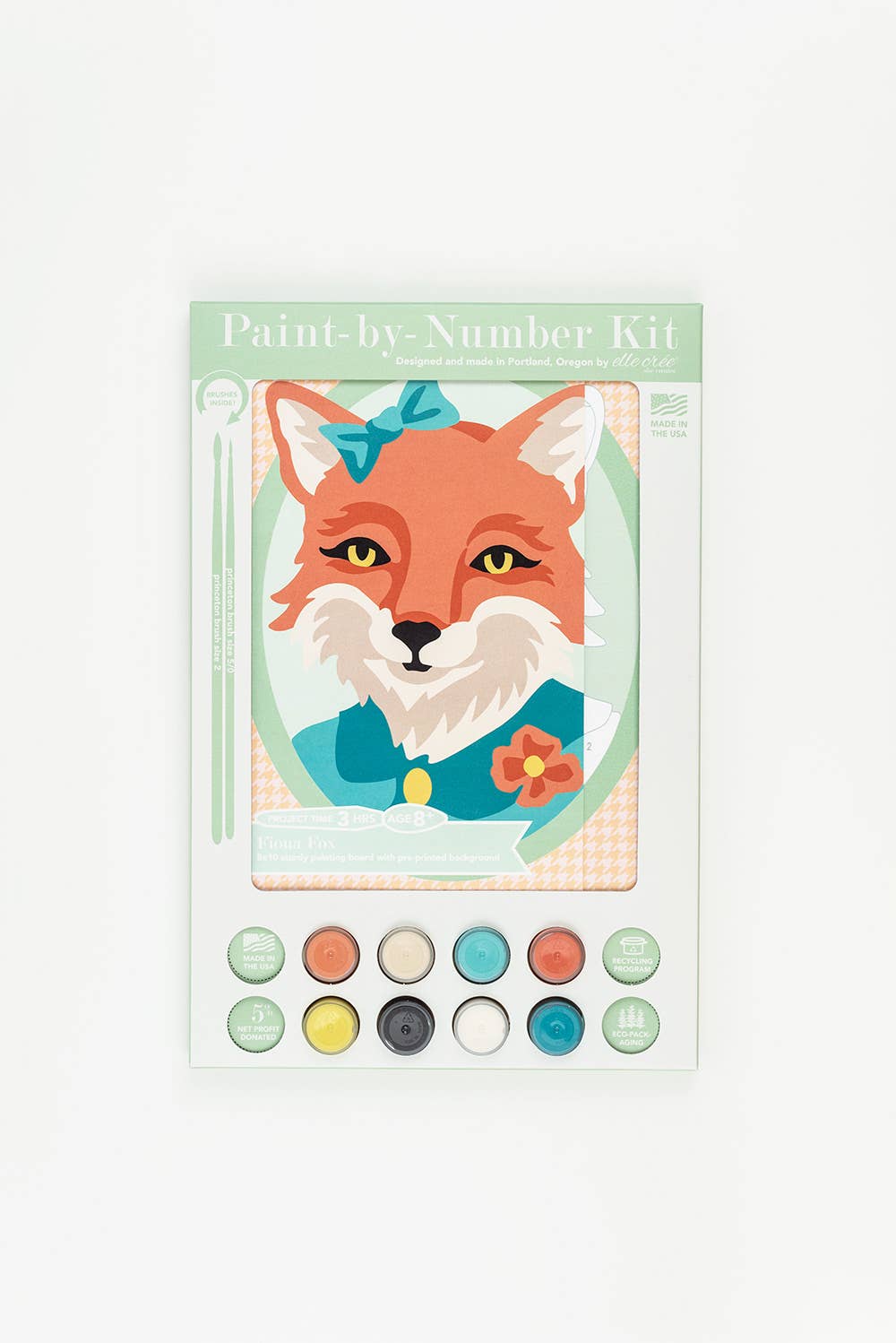 KIDS Fiona Fox Paint-by-Number Kit