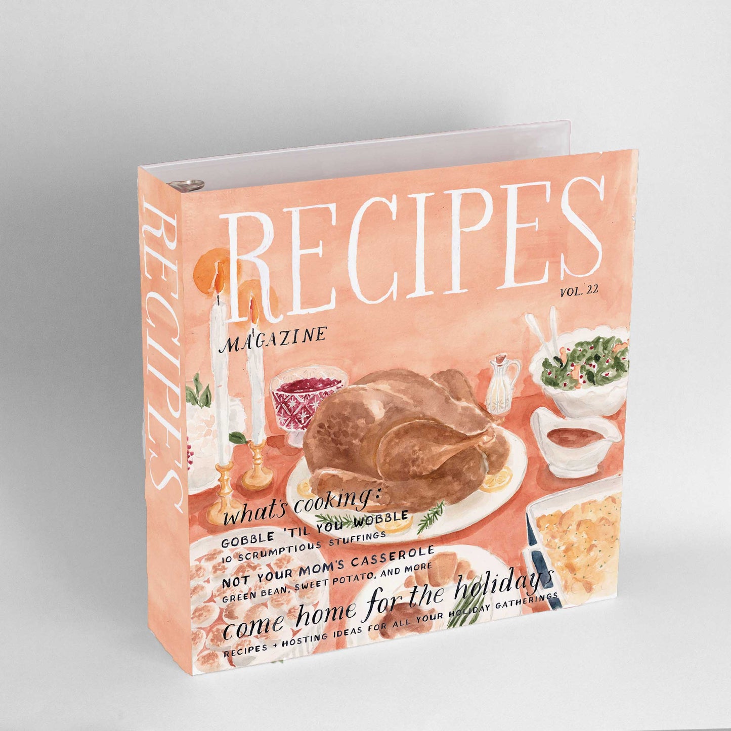 Holiday Magazine 3-Ring Recipe Binder