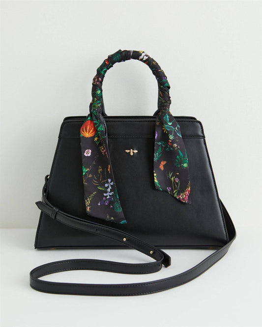 Pumpkin Black Tote
