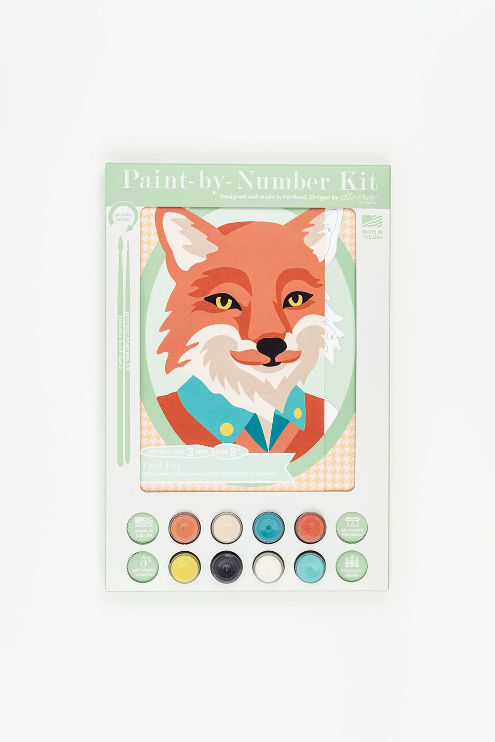 KIDS Fred Fox Paint-by-Number Kit