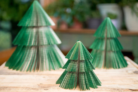 Book Christmas Tree-Green-Holiday Decor-Christmas Decor: Small
