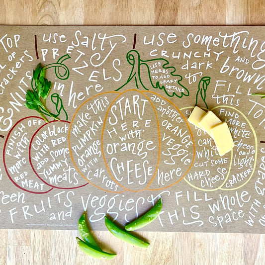 Charcuterie Cheat Sheet- Pumpkins