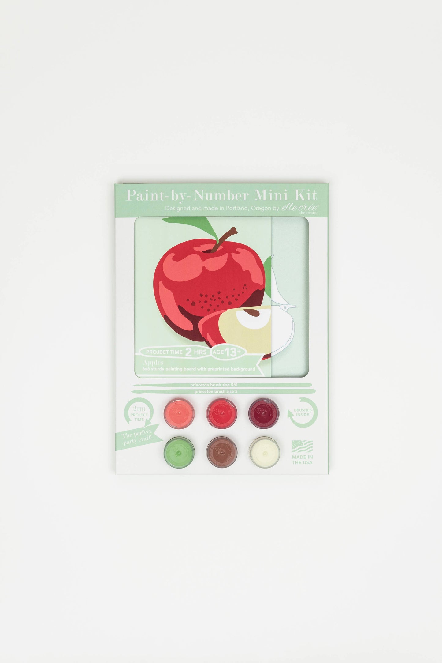 Apples MINI Paint-by-Number Kit