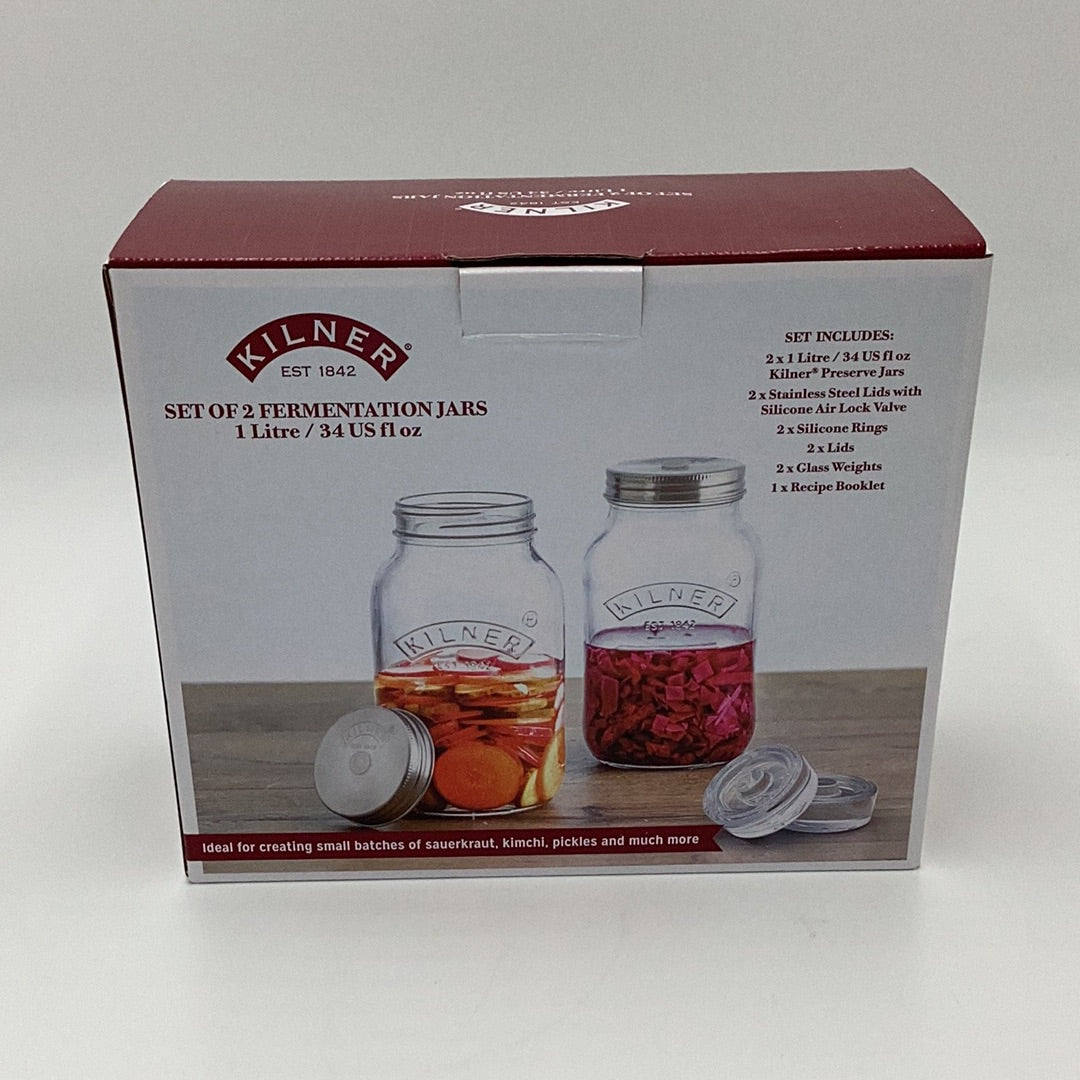 Kilner Set Of 2 Fermentation Jars